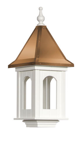 Victorian Copper Roof Bird Feeder